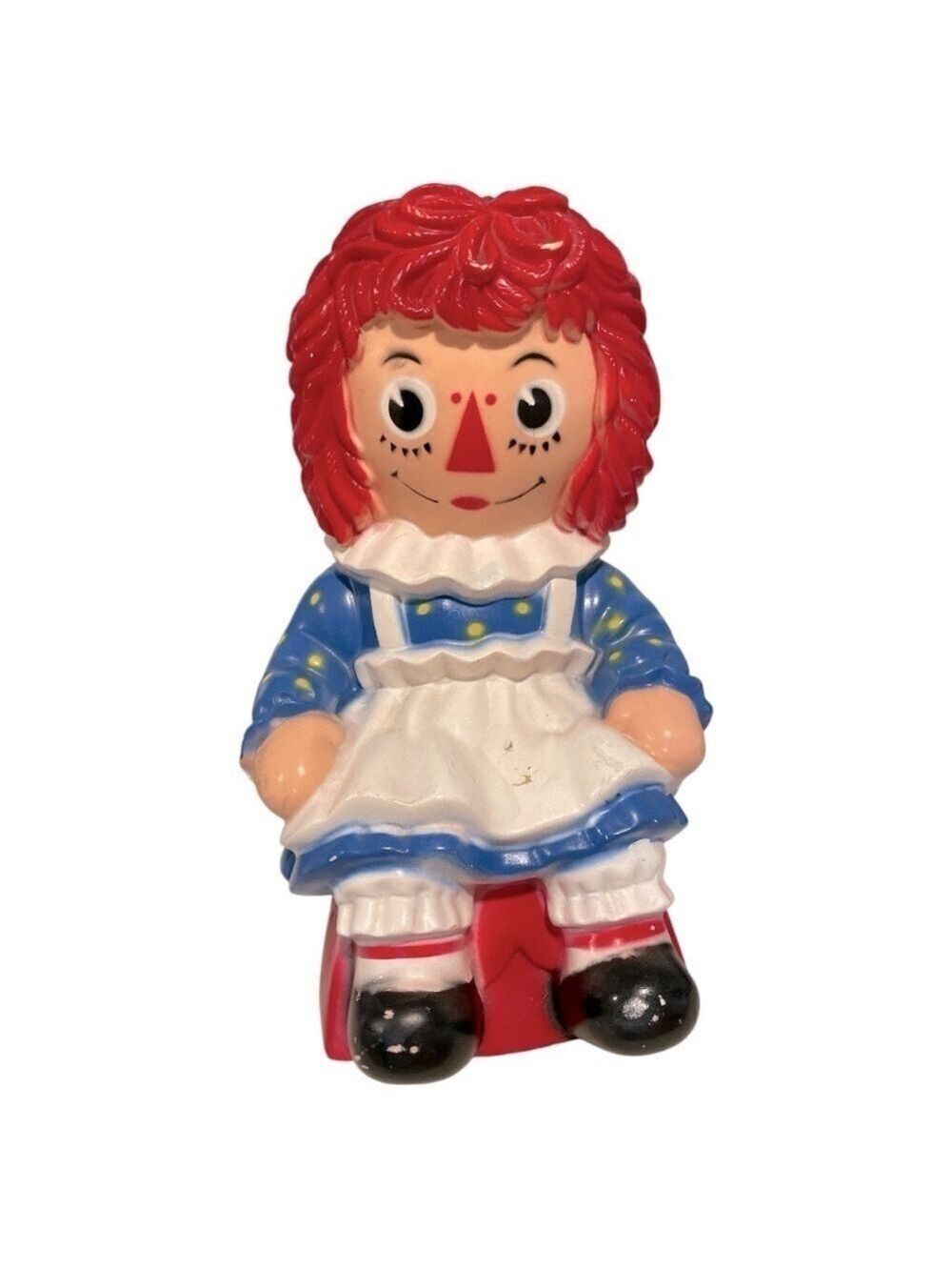 Vintage 1972 Raggedy Ann Coin Bank The Bobbs Merrill Co.